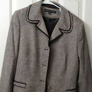 Nipon Botique Brown Blazer and Pant Suit- Sz 12